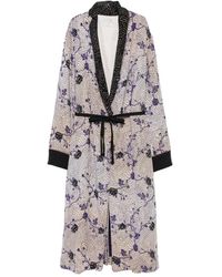 forte_forte - Cherry Blossom Long Coat - Lyst