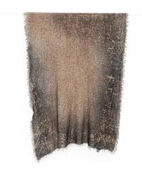Avant Toi - Charcoal Effect Cashmere Scarf 185X90 - Lyst