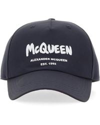 McQueen - Graffiti Logo Hat - Lyst