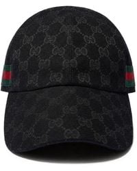Gucci - Web Detail Gg Baseball Cap - Lyst