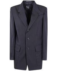 Y's Yohji Yamamoto - "Notched Lapel" Gabardine Jacket - Lyst