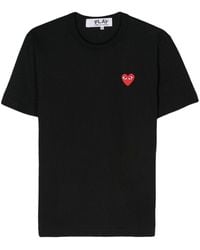 COMME DES GARÇONS PLAY - Tshirt Emblem Knit - Lyst