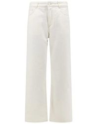 Ami Paris - Large Fit Denim Jeans - Lyst