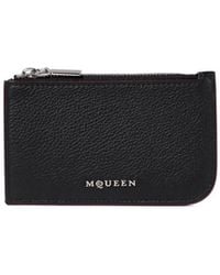McQueen - Calf Leather Wallets - Lyst