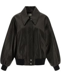 KHAITE - Lamb Leather Leather Jacket - Lyst