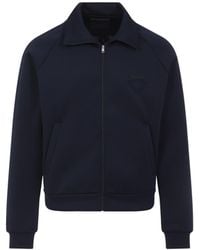 Prada - Zippered Technical Fabric Jacket - Lyst
