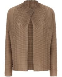 Issey Miyake - Wooly Pleats-66 Sweaters And Cardigans - Lyst