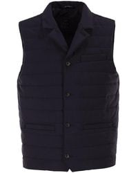 Fay - Quilted Stretch Nylon Waistcoat - Lyst