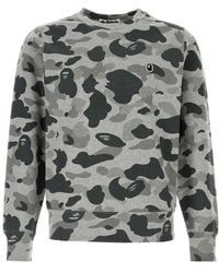 A Bathing Ape - Printed Cotton Sweatshirt - Lyst
