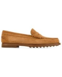 Tod's - Camel Suede Loafers - Lyst