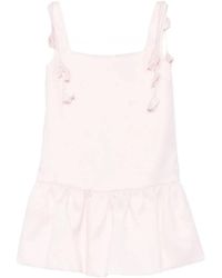 Self-Portrait - Taffeta Mini Dress - Lyst