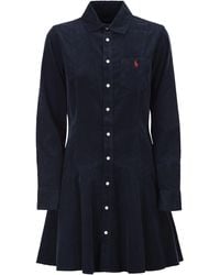 Polo Ralph Lauren - A-Line Shirt Dress - Lyst