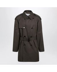 Burberry - Leadenham Midlength Gabardine Trench Coat - Lyst