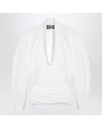 Jacquemus - Colombe Cotton Poplin Blouse - Lyst