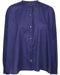 MIZUIRO - Embroidered Cotton Shirt - Lyst
