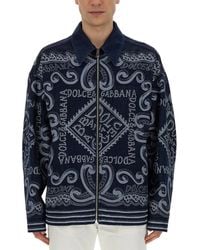 Dolce & Gabbana - Print Cardigan - Lyst