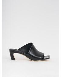 Poeve - Leather Mule Sandal - Lyst
