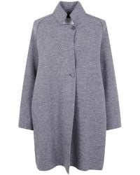 Harris Wharf London - Raglan Cape Boiled Wool - Lyst