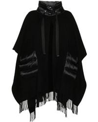 Herno - Wool And Nylon Cape - Lyst