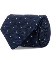 Brioni - Crav. Stand. 8X150 Silk Mcro Motif Jacquard - Lyst
