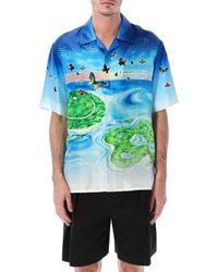 CASABLANCA - Beyond Destiny Silk Shirt - Lyst