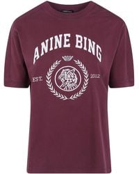 Anine Bing - Jaylin T-Shirt - Lyst