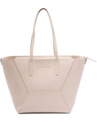 Brunello Cucinelli - Leather Tote Bag With Pouch - Lyst