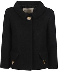Valentino - Vlogo Signature Wool Jacket - Lyst