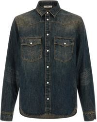 Fendi - Bananatex Denim Shirt - Lyst