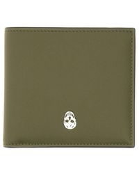 McQueen - Bifold Wallet "The Skull" - Lyst