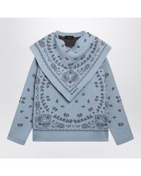 Alanui - Sweater With Bandana Jacquard Motif - Lyst