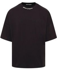 Palm Angels - Logo Cotton T-Shirt - Lyst