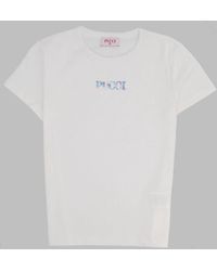 PUCCI - Mini Stylish T-Shirt For Girls - Lyst