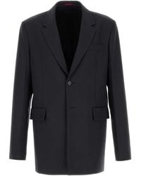 Gucci - Graphite Twill Blazer - Lyst
