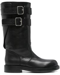 Ann Demeulemeester - Osmo Rounded Boots With Belts - Lyst