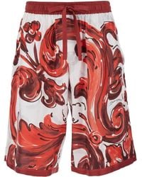 Dolce & Gabbana - Dolce & Gabbana Cotton Trousers - Lyst