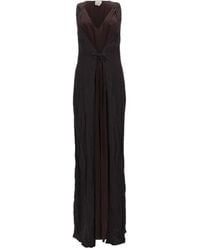 Alysi - Silk Modal Polyamide Dress - Lyst
