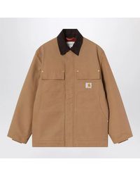 Carhartt - Og Arctic Coat Hamilton/Tobacco - Lyst