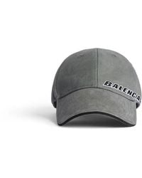 Balenciaga - Tilted Typo Cap - Lyst