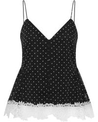 ROTATE BIRGER CHRISTENSEN - Laceband Camisole - Lyst