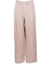 Fabiana Filippi - Wide Trousers Sand - Lyst