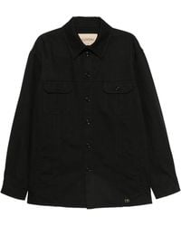 Valentino Garavani - Cotton Gabardine Shirt Jacket With Vlogo - Lyst