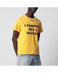 DAGGER - Distressed I Dropped Out For Tshirt - Lyst