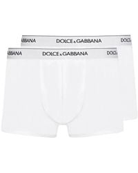 Dolce & Gabbana - Dolce & Gabbana Bi-Pack Boxer Regular - Lyst