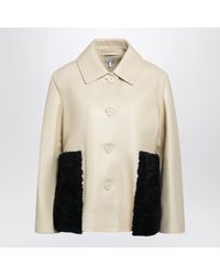 Loewe - Light/ Lambskin Nappa Leather Jacket - Lyst