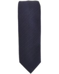 Emporio Armani - Silk Necktie With Jacquard Motif - Lyst