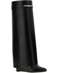 Givenchy - Leather Shark Boots - Lyst