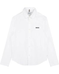 BOSS - Camicia Con Logo - Lyst