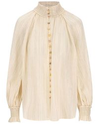 Zimmermann - Aster Cotton Blouse - Lyst
