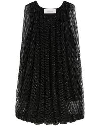 Max Mara - Mesh Top With Crystals - Lyst